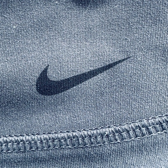 NIKE DRI-FIT Blue Athletic Leggings Gray - Picture 8 of 8